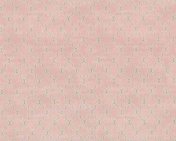 Baumwollstoff GRAPHIC, Fliesen-Rautenmuster, rosa, Toptex