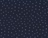 Baumwollstoff DOUBLE GAUZE DOTS, Punkte, dunkelblau, Hilco