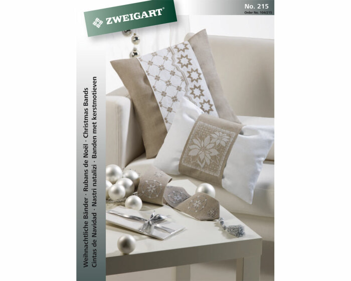 Stickheft: Weihnachtliche Bänder, Zweigart