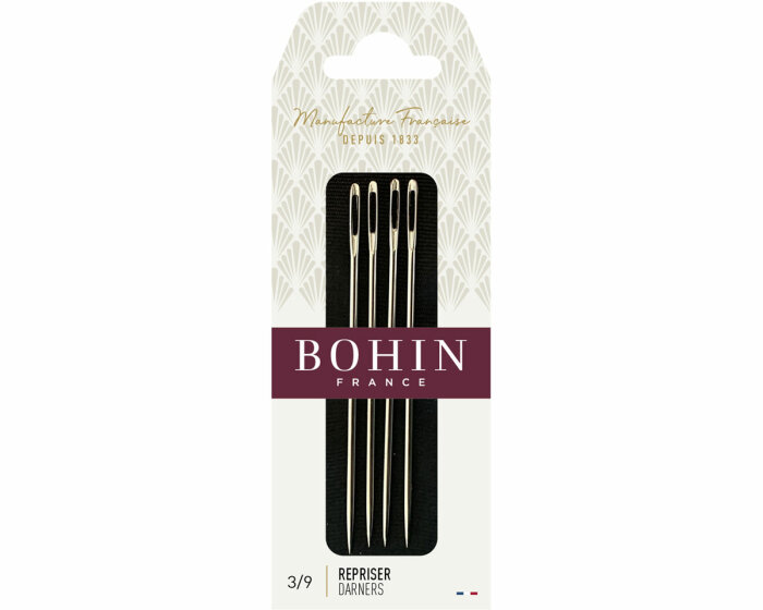 Stopfnadeln DARNERS zum Stopfen und Reparieren, Bohin 3/9 sortiert