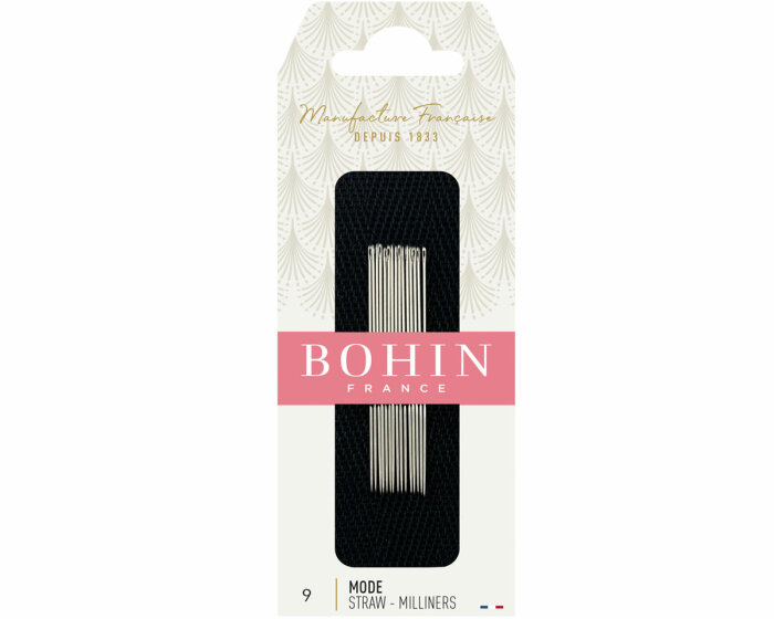 Modisten-Nähnadeln MILLINERS zum Plissieren und Heften, Bohin 9
