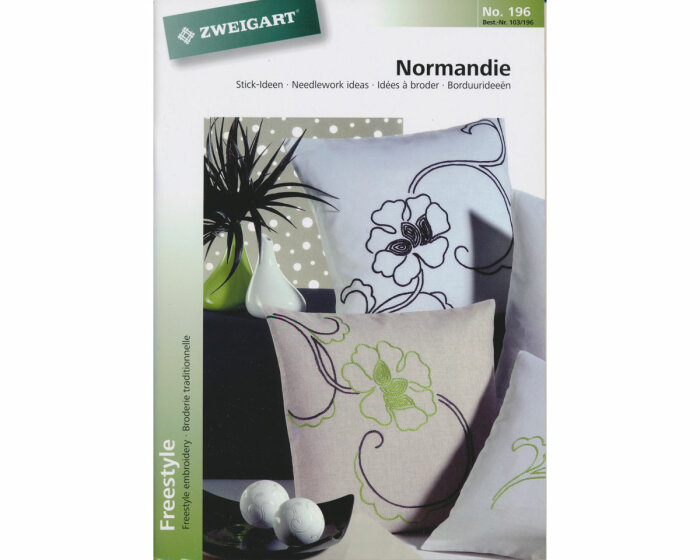 Stickheft: Freestyle - Normandie, Blumen & Paisley, Zweigart