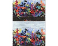 Patchworkstoff URBAN JUNGLE, Stadtdschungel-Bordüre, In the Beginning