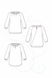 Schnittmuster Shirt & Bluse CARMEN, pattydoo