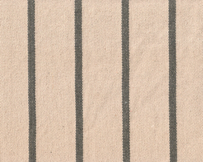 Baumwollstoff CANVAS für Hängematten, Streifen, natur-anthrazit