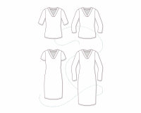 Schnittmuster Shirt & Kleid GRACE, pattydoo