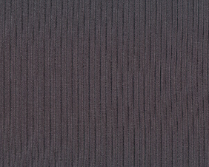 Bündchen-Stoff aus Viskose AVALANA RIPPE, dunkelgrau