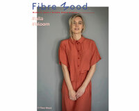 Viskosestoff mit Nylon CRASH, terracotta, Fibre Mood