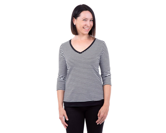 Damen-Schnittmuster Damenshirt LIV CASUAL, pattydoo