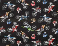 Patchworkstoff IN MOTION, Motorräder, Elizabeths Studio