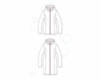 Damen-Schnittmuster Softshelljacke SUSAN, pattydoo