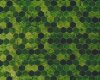 Patchworkstoff BACKSPLASH, Hexagon-Verlauf, grün, Hoffman Fabrics