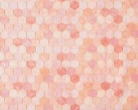 Patchworkstoff BACKSPLASH, Hexagon-Verlauf, koralle, Hoffman Fabrics