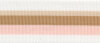 Baumwoll-Ripsband PERU mit Streifen weiß-beige 35 mm