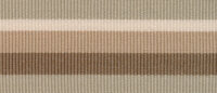 Baumwoll-Ripsband PERU mit Streifen natur-beige 35 mm
