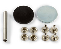 Hohlnieten, silber, Prym 7,5 mm