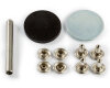 Hohlnieten, silber, Prym 7,5 mm