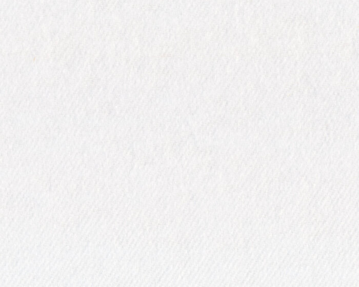 40 cm Reststück Molton 180, Baumwollstoff mit Polyester, weiß