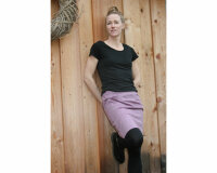 Tencel™-Webstoff mit Baumwolle und Leinen ELINA, natur dunkel