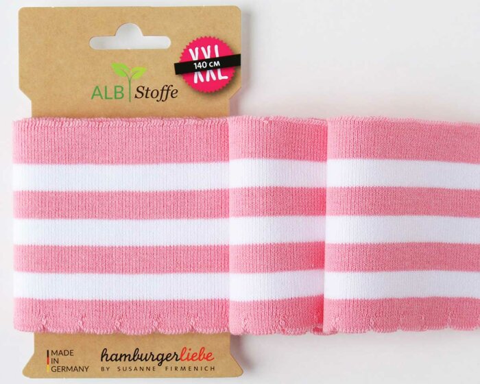 Bio-Bündchen CUFF ME WAVE WEEKENDER, rosa, Albstoffe