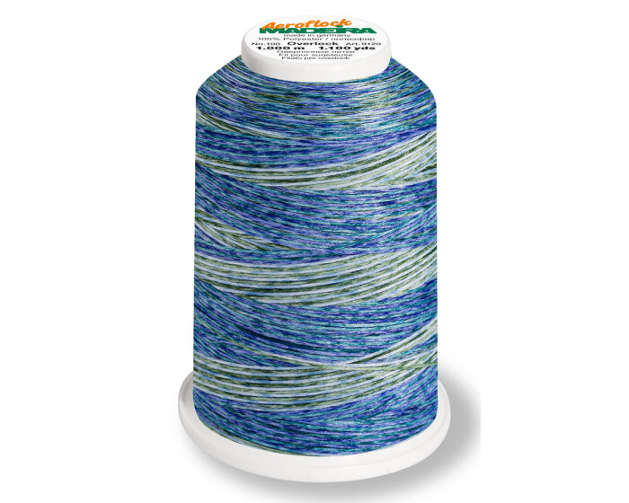 Bauschgarn AEROFLOCK, multicolor, Madeira 9601