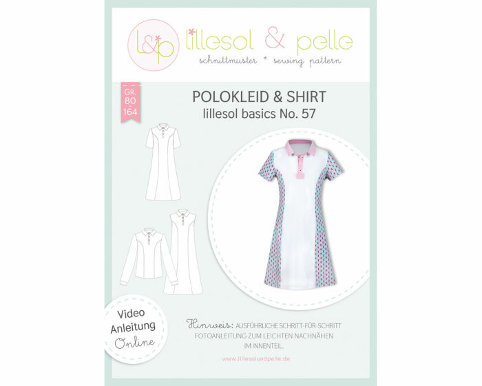 Kinder-Schnittmuster Polokleid & Shirt, lillesol basics No.57