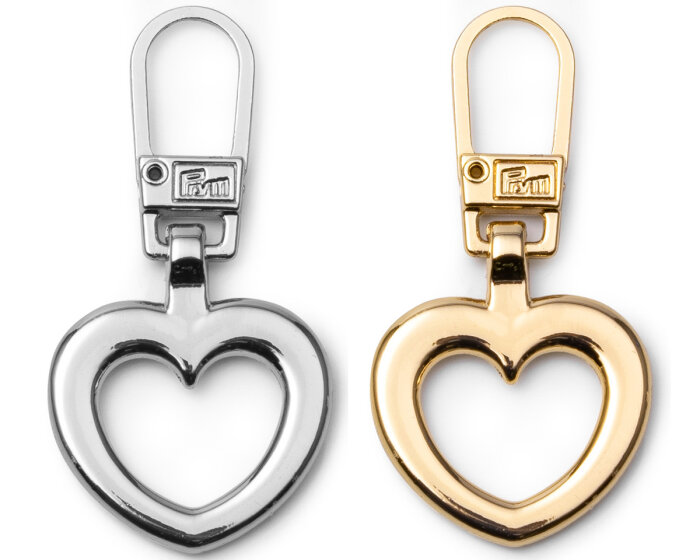 Zipper HERZ aus Metall, Prym