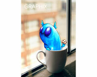 6 Aquarellfilzstifte GRAPHIX King of Bubblegum, Marabu