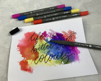 6 Aquarellfilzstifte GRAPHIX King of Bubblegum, Marabu