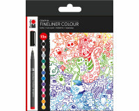 12 Fineliner Colour GRAPHIX Doodle Supreme, Marabu