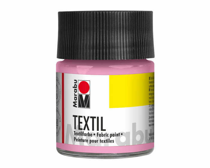 Stoffmalfarbe TEXTIL für helle Stoffe, Marabu hellrosa 50 ml