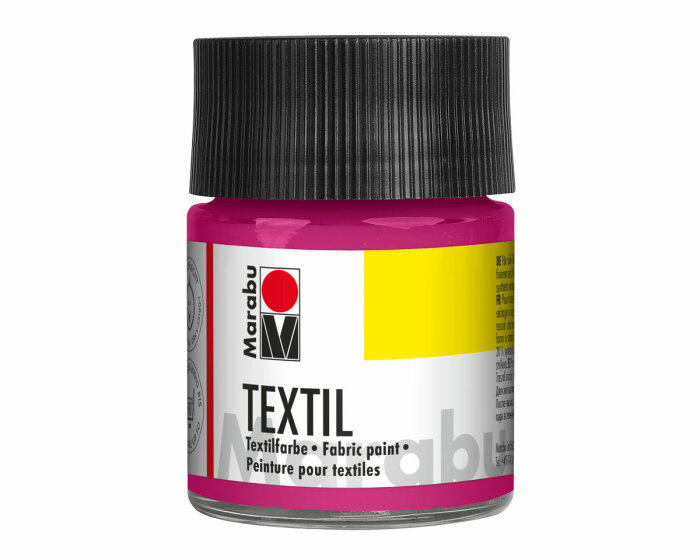 Stoffmalfarbe TEXTIL für helle Stoffe, Marabu himbeere 50 ml