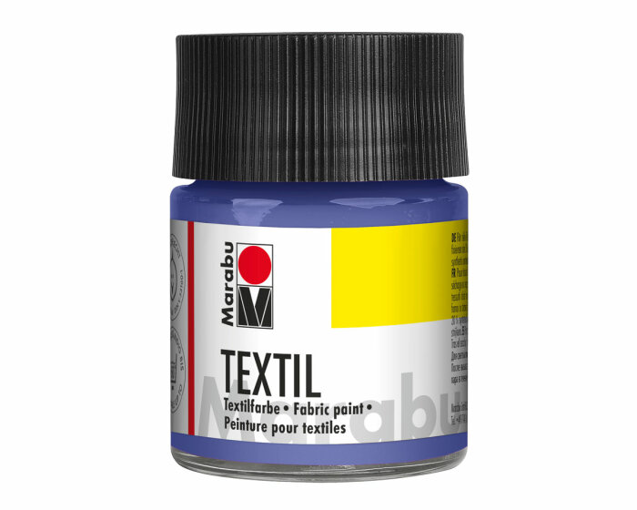 Stoffmalfarbe TEXTIL für helle Stoffe, Marabu flieder 50 ml