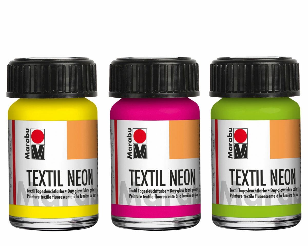 Stoffmalfarbe TEXTIL NEON, Marabu, 3,40 €