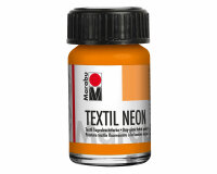 Stoffmalfarbe TEXTIL NEON, Marabu 15 ml neon-orange