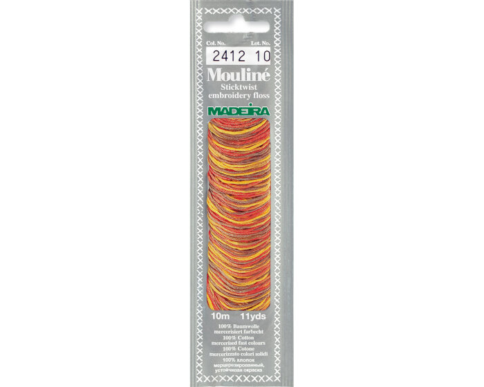 Stickgarn MOULINÉ Sticktwist, multicolour, Madeira 2412