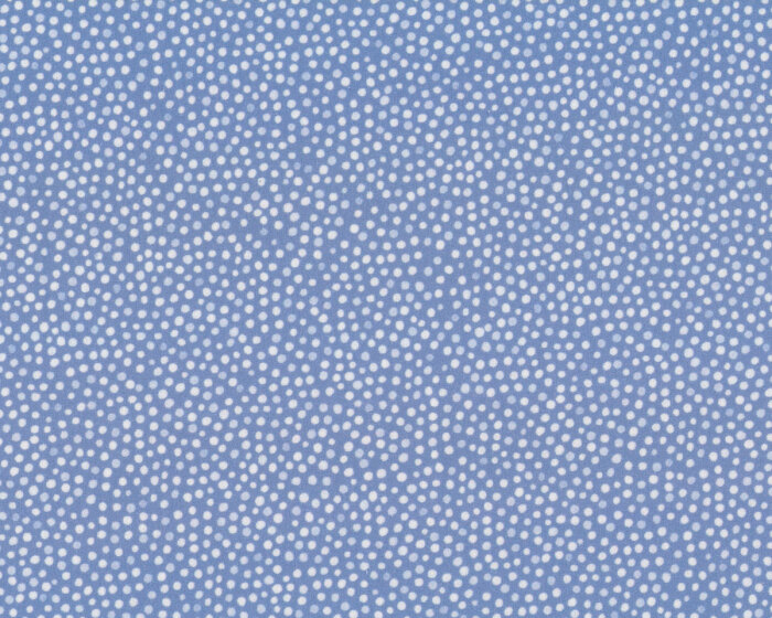 Baumwoll-Popeline EMILIE, Tupfen, taubenblau, Hilco