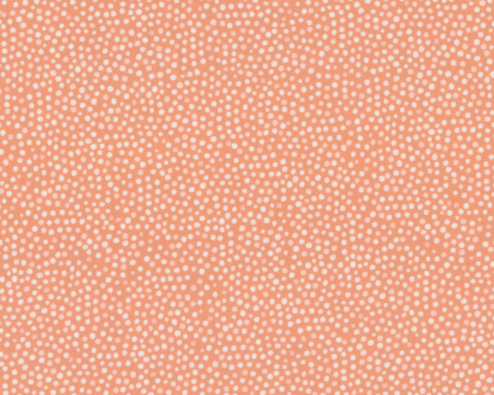 Baumwoll-Popeline EMILIE, Tupfen, aprikot, Hilco