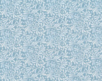 Baumwoll-Popeline EMILIE, Zweige, hellblau, Hilco