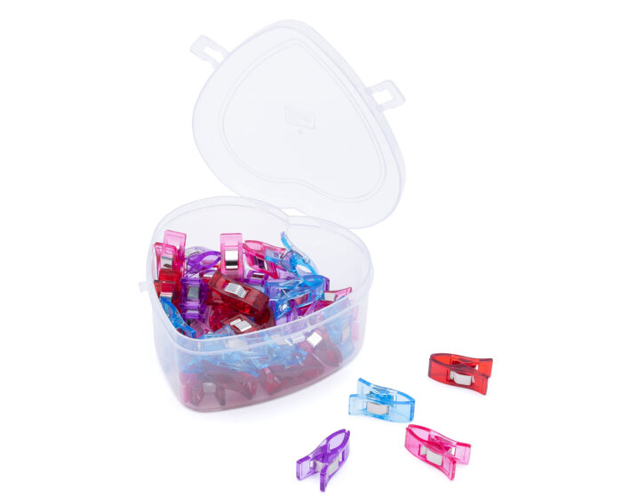 Box mit Stoffklammern STOFF CLIPS, 40 Stück, 2,6 cm, Prym