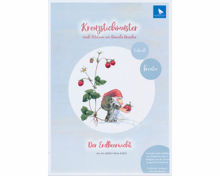 Stickvorlage: Der Erdbeerwicht, Acufactum