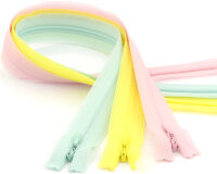 YKK nahtverdeckter Reißverschluss  petrol 60 cm