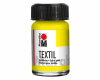 Gelbe Stoffmalfarbe TEXTIL für helle Stoffe, Marabu zitrone 15 ml