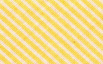 Baumwoll-Schrägband mit zarten Streifen gelb 30 mm