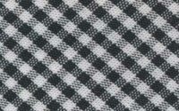 Baumwoll-Schrägband mit kleinem Karo schwarz 18 mm