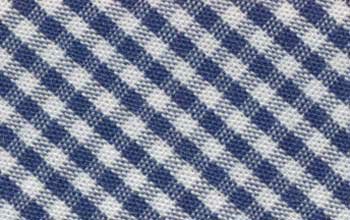 Baumwoll-Schrägband mit kleinem Karo dunkelblau 30 mm