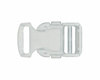 Steckschnalle MINI aus Kunststoff, Union Knopf transparent