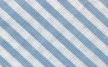 Baumwoll-Schrägband mit Streifen 30 mm hellblau