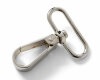 Breiter Karabinerhaken aus Metall, silber, Prym 40 mm