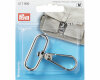 Breiter Karabinerhaken aus Metall, silber, Prym 40 mm